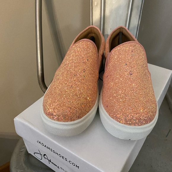 J.Adams sneaker, pink glitter, womens sz8 NIB - Picture 4 of 6